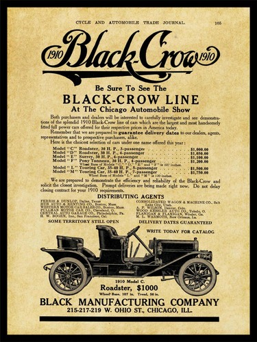 1910 black crow motor - 1910,
